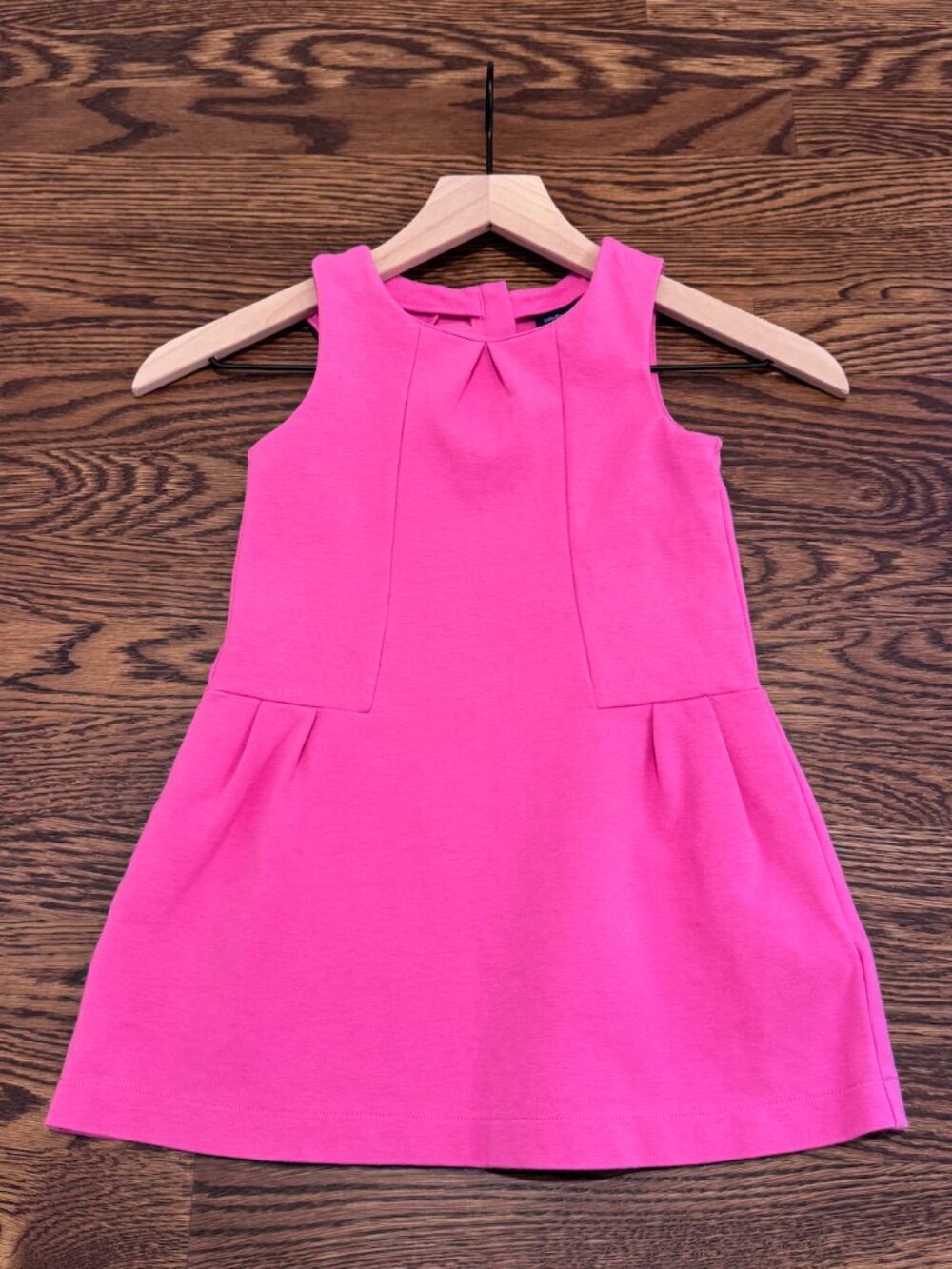 Gap Toddler Girls Bright Pink Drop-Waist Ponte Dress Size 3/3T